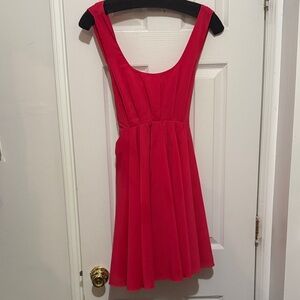 Pink Sleeveless Babydoll Dress - M